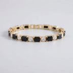 Women's Rectangular Stone Tennis Bracelet