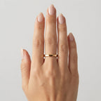 Women's Ribbed Stacking Ring