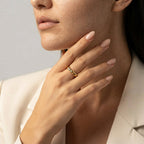 Women's Ribbed Stacking Ring