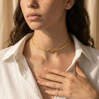 Women's Knot Snake Chain Choker