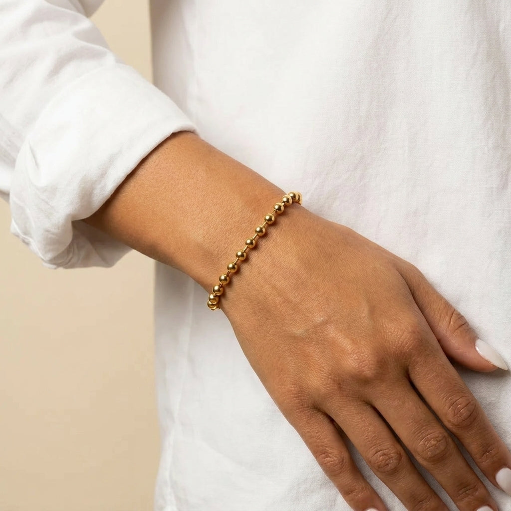 Women's Round Bead Bracelet