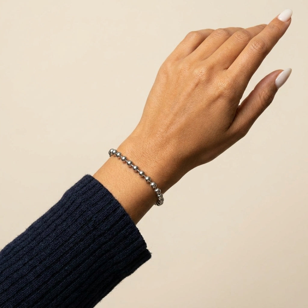 Women's Round Bead Bracelet