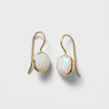 Women's Round Natural Stone Earrings