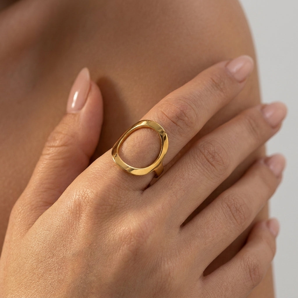 Women's Round Open Ring