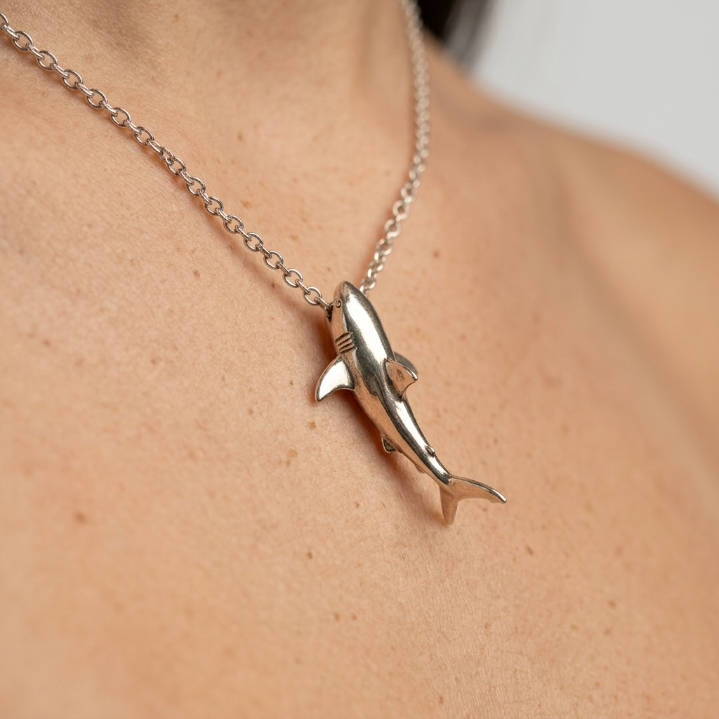 Women's Shark Pendant Necklace