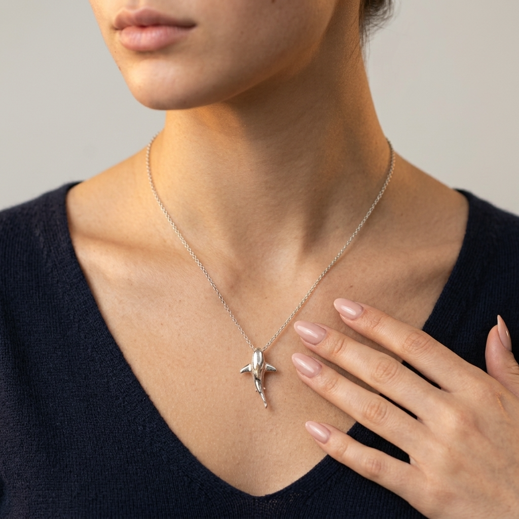 Women's Shark Pendant Necklace