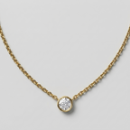 Women's Solitaire Crystal Necklace