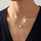 Women's Solitaire Crystal Necklace