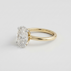 Women's Solitaire Crystal Ring