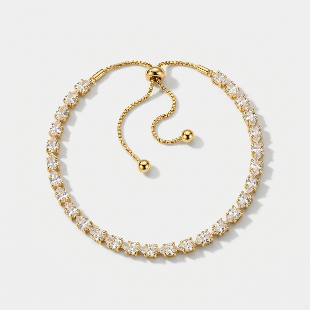 Women's Square Crystal Bracelet