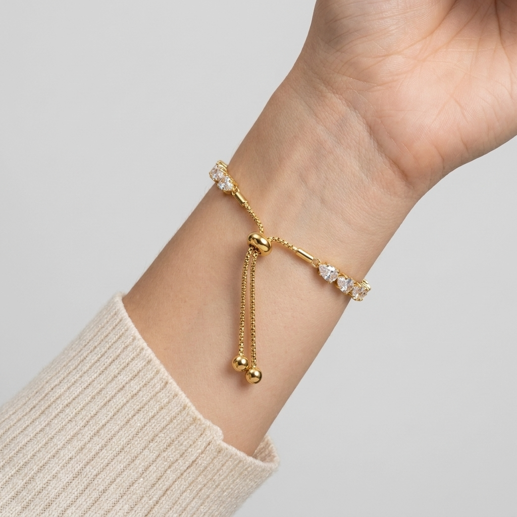 Women's Square Crystal Bracelet