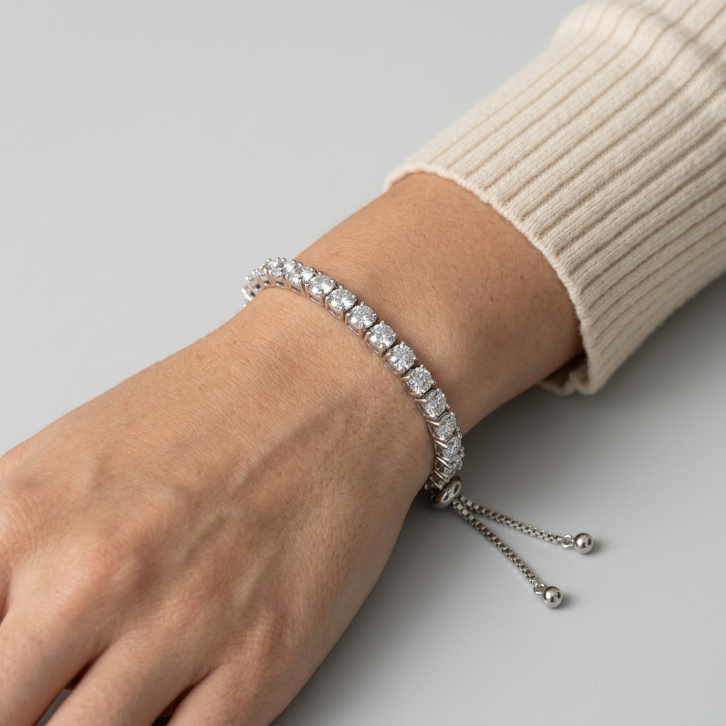 Women's Square Crystal Bracelet