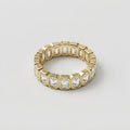 Women's Square Crystal Ring