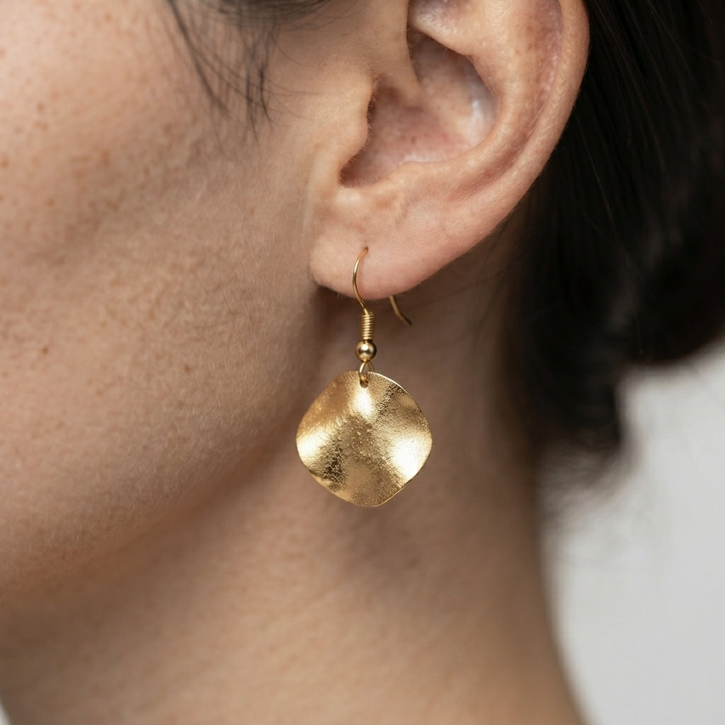 Women's Square Drop Earrings