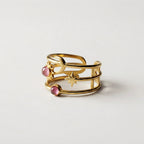 Women's Star Crescent Ring