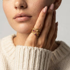 Women's Star Crescent Ring