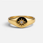 Women's Star Signet Ring