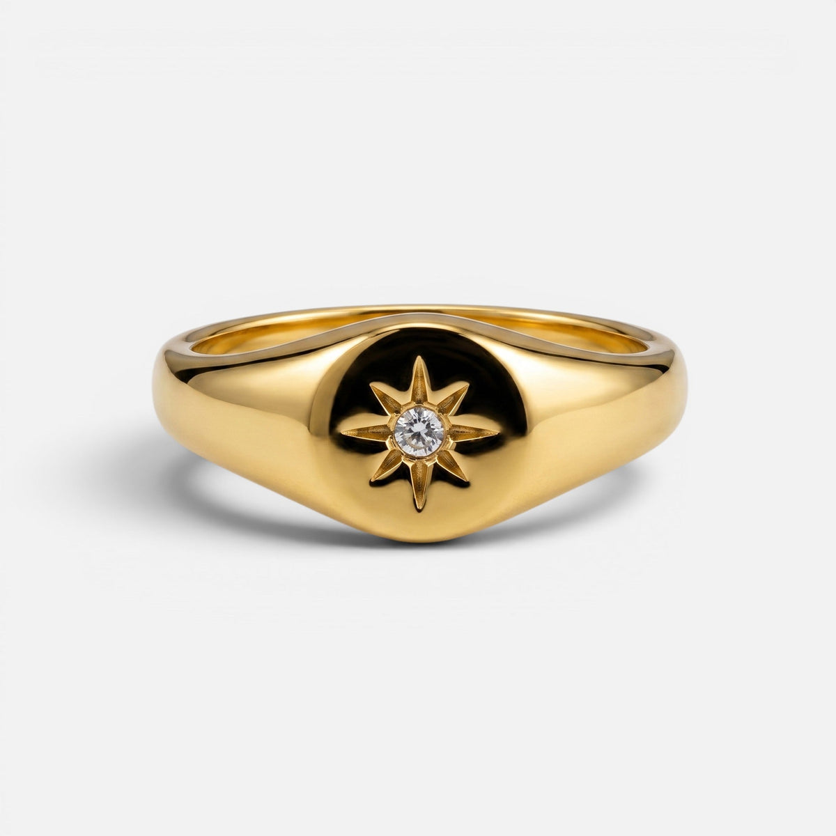 Women's Star Signet Ring