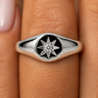 Women's Star Signet Ring