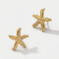 Women's Starfish Stud Earrings
