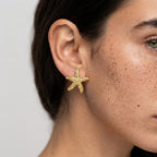 Women's Starfish Stud Earrings