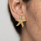 Women's Starfish Stud Earrings