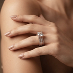Women's Statement Crystal Ring