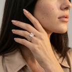 Women's Statement Crystal Ring