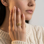Women's Sun Moon Ring Set