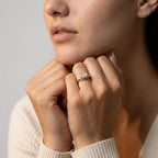 Women's Teardrop Crystal Solitaire Ring