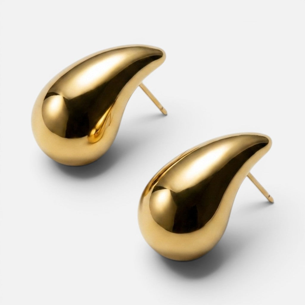 Women's Teardrop Stud Earrings