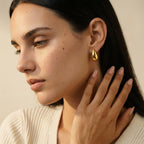Women's Teardrop Stud Earrings