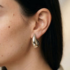 Women's Teardrop Stud Earrings
