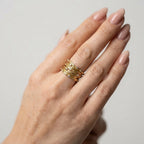 Women's Twist Crystal Ring