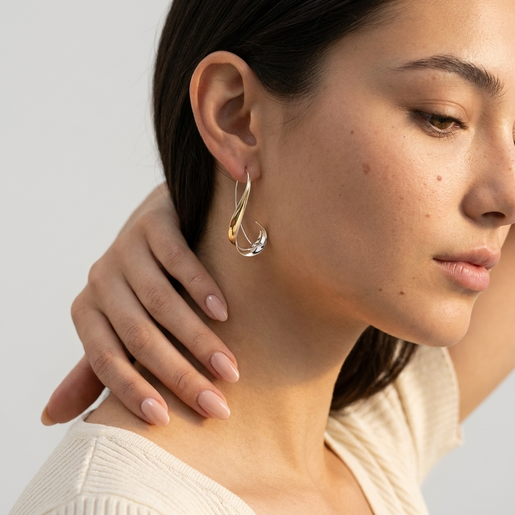 Women's Twist Drop Earrings