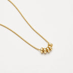 Women's Twisted Bead Pendant Necklace