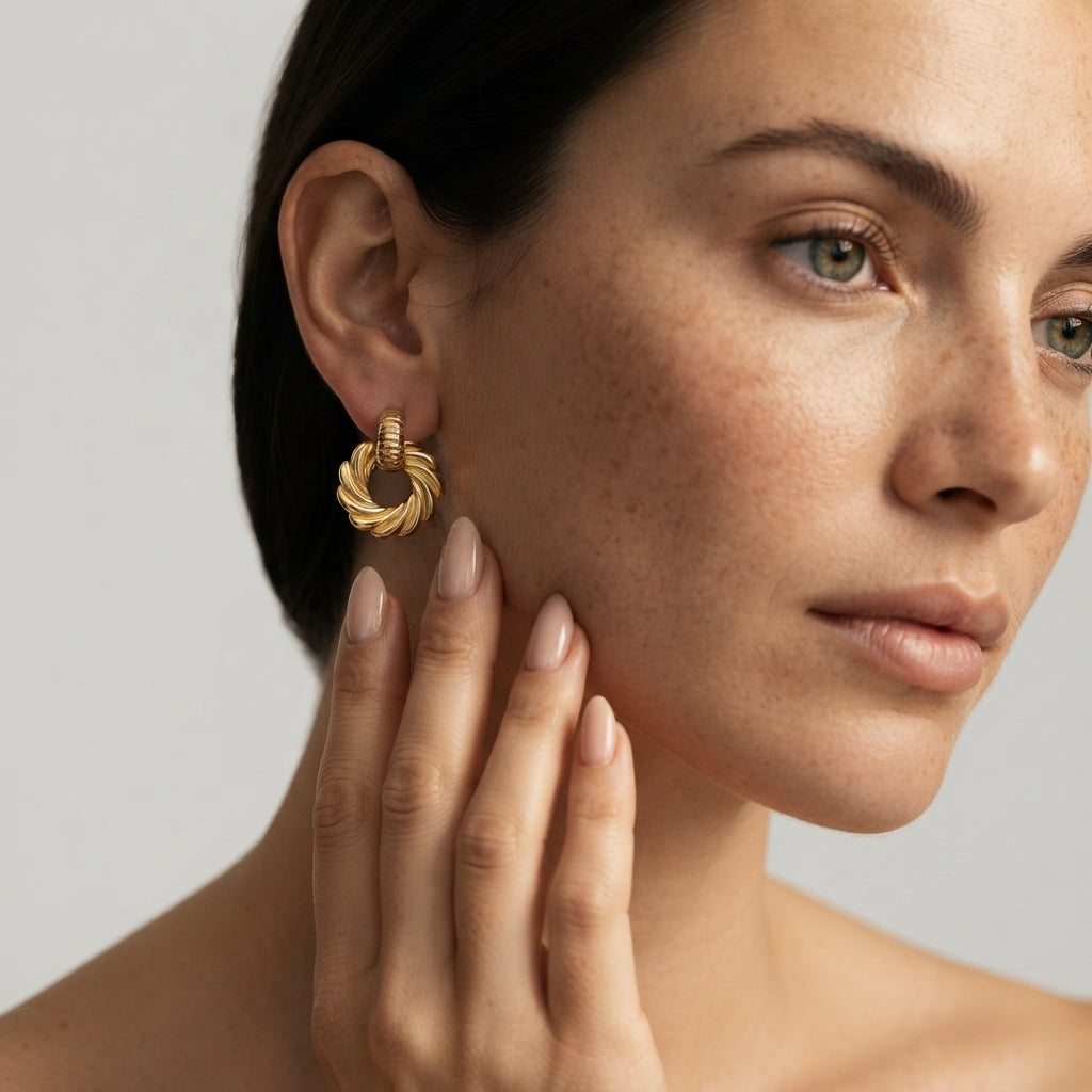 Women's Twisted Drop Earrings