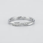Women's Two-Strand Pave Ring