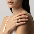 Women's Two-Strand Pave Ring