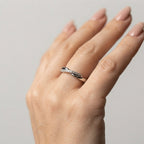 Women's Two-Strand Pave Ring