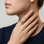Women's Vine Crystal Ring