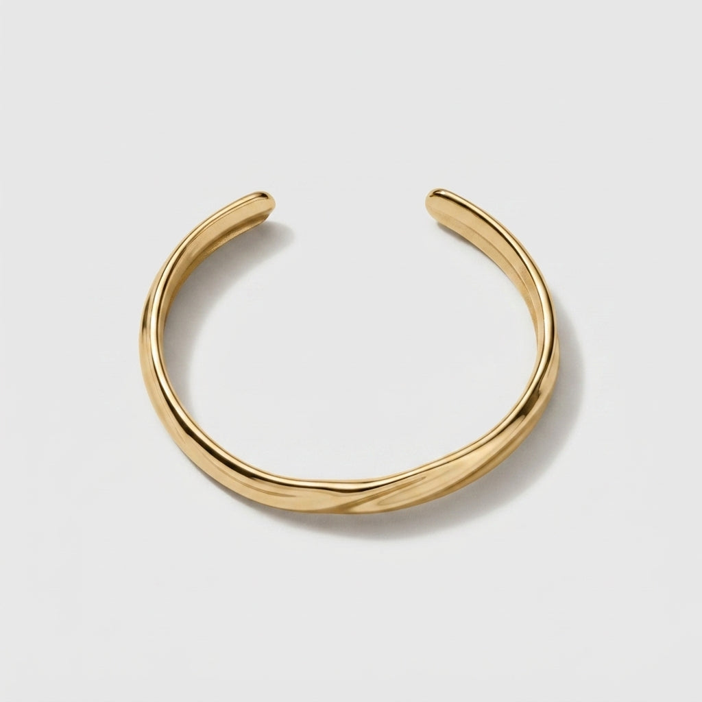 Women's Wave Cuff Bangle
