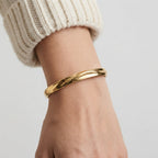 Women's Wave Cuff Bangle