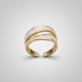 Women's Wave Enamel Ring