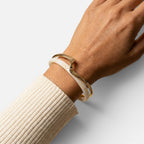 Women's Wave Open Cuff Bangle