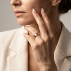 Women's Wide Engraved Ring